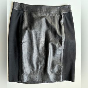 Leather skirt from Loft